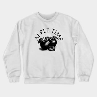 Apple Tree Art Work Black and White Vintage Crewneck Sweatshirt